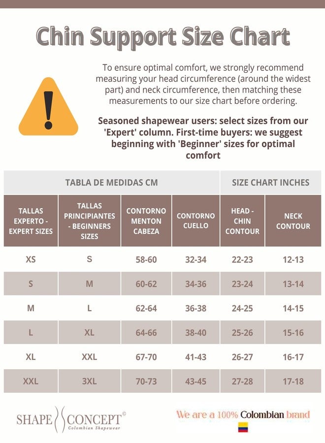 SHAPE CONCEPT Mentonera 318 Powernet Chin Strap for Sleeping Double Chin Reducer High Compression Face Lift Support - Image 4